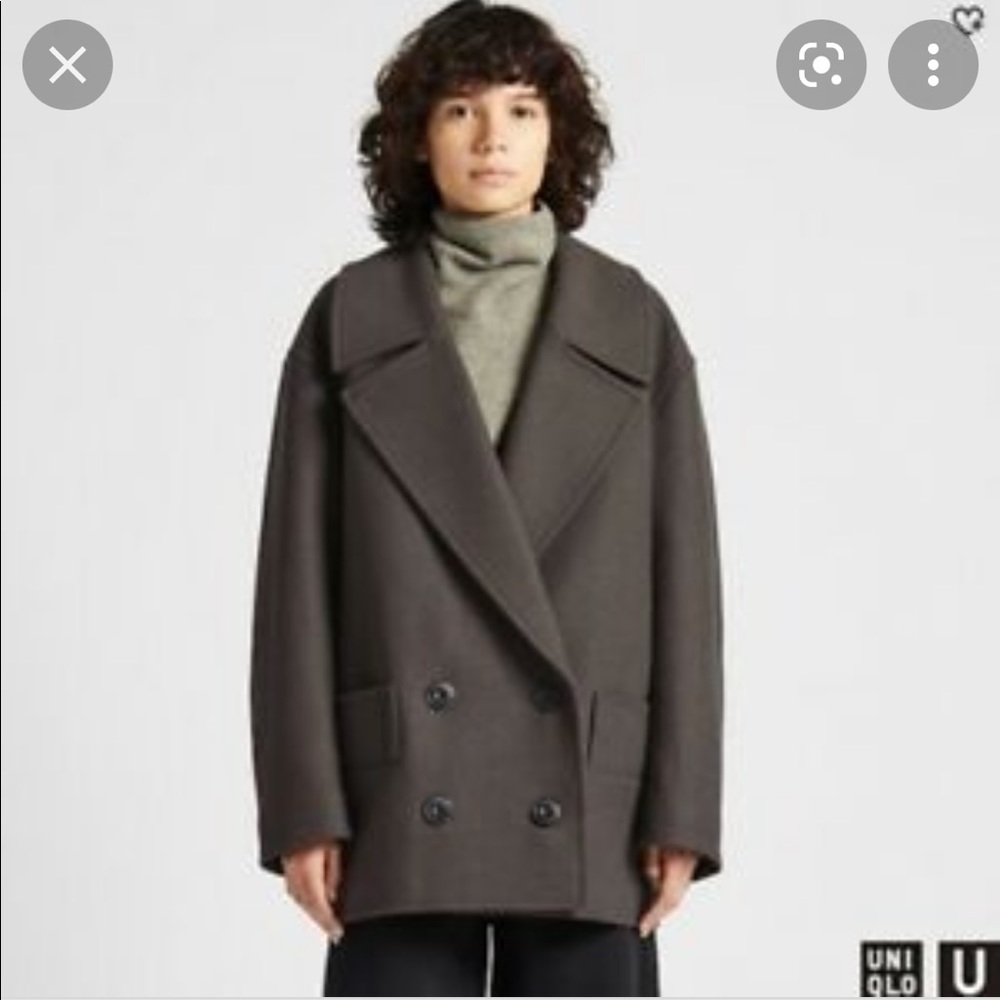 Uniqlo U wool blend coat oversized L
